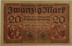 Germany - 20 Mark 1918