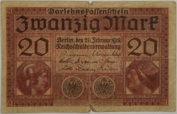 Germany - 20 Mark 1918
