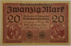 Germany - 20 Mark 1918