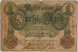 Germany - 50 Mark 1910