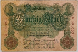 Germany - 50 Mark 1910 