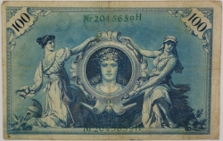 Germany - 100 Mark 1908 green seal