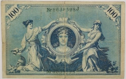 Germany - 100 Mark 1908 green seal