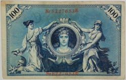 Germany - 100 Mark 1908 red seal