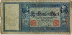 Germany - 100 Mark 1910 red seal