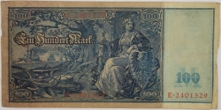 Germany - 100 Mark 1910 red seal 