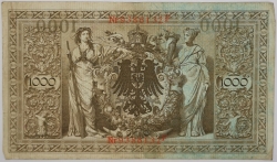 Germany - 1000 Mark 1910 red seal 