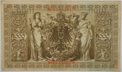 Germany - 1000 Mark 1910 red seal