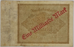 Germany - 1 Milliarde Mark 1923 