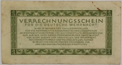Germany - 1 Reichsmark 1944 Deutsche Wehrmacht 