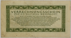 Germany - 1 Reichsmark 1944 Deutsche Wehrmacht 