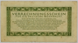Germany - 1 Reichsmark 1944 Deutsche Wehrmacht