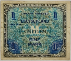 Germany - 1 Mark 1944 Allied Military Authority