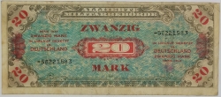 Germany - 20 Mark 1944 Allied Military Authority