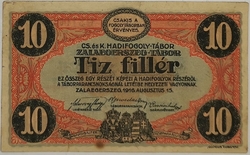 Hungary - 10 Heller / Fillér 1916 Zalaegerszeg