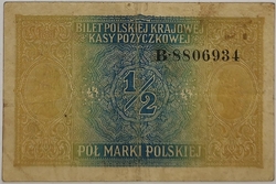 Poland - 1/2 Mark 1917