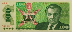 100 Kčs 1989