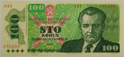 100 Kčs 1989 