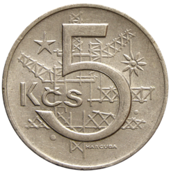 5 koruna 1973