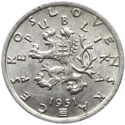 50 haléř 1951