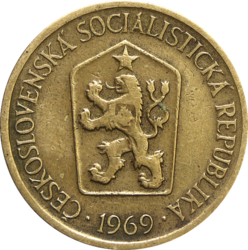 1 koruna 1977