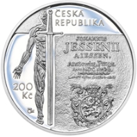 2016 - 200 kč, 450. výročí - Jan Jessenius PROOF 