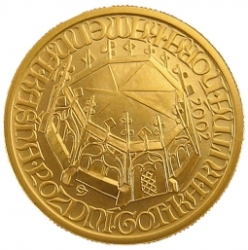 Kašna Kutná Hora 2002 B.K (6,22 g./Zlato 999,9/1000)