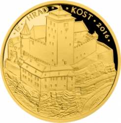 2016 - 5000 kč, Hrad Kost PROOF