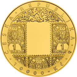 2019 - 10000 kč, 100. výročí zavedení československé měny B.K (31,1 g./Zlato 999,9/1000) 