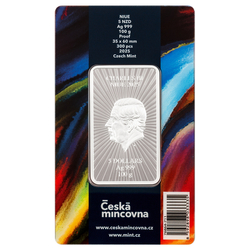 Stříbro mince / slitek OP ART PROOF 100 g. (100 g./Stříbro 999/1000)
