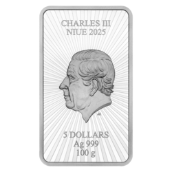 Stříbro mince / slitek OP ART PROOF 100 g. (100 g./Stříbro 999/1000)