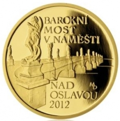 Barokní most v Náměšti nad Oslavou 2012 PROOF (15,55 g./Zlato 999,9/1000) 