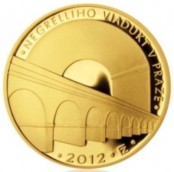 Negrelliho viadukt v Praze 2012 PROOF (15,55 g./Zlato 999,9/1000) 