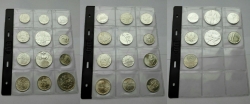 Kompletní sada stříbrných pamětních mincí 1947 - 1993 (103 kusů) B.K