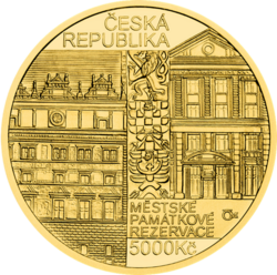 Zlata mince Plzeň 2026 PROOF, 5000 Kč.