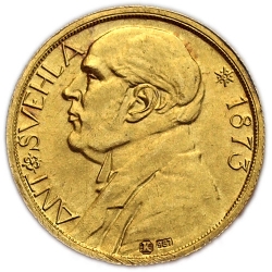Dukátová medaile - Antonín Švehla 1873 - 1933 (s křížkem)
