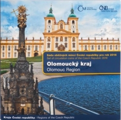 Sada oběžných mincí 2016 Olomoucký kraj
