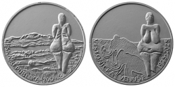Nález plastiky ženy v Dolních Věstonicích, tzv. Věstonické Venuše PROOF, 200 Kč.