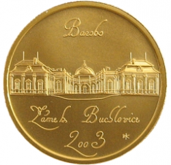 Zámek Buchlovice 2003 PROOF (6,22 g./Zlato 999,9/1000)
